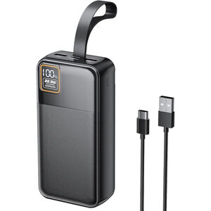 EnergyQC 42000mAh Portable Charger, 22.5W Power Bank with LED Flashlight - USB C